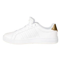 K-Swiss Court Tiebreak Donna - Bianco, Oro -Attrezzatura Da Tennis 02213000 0 3