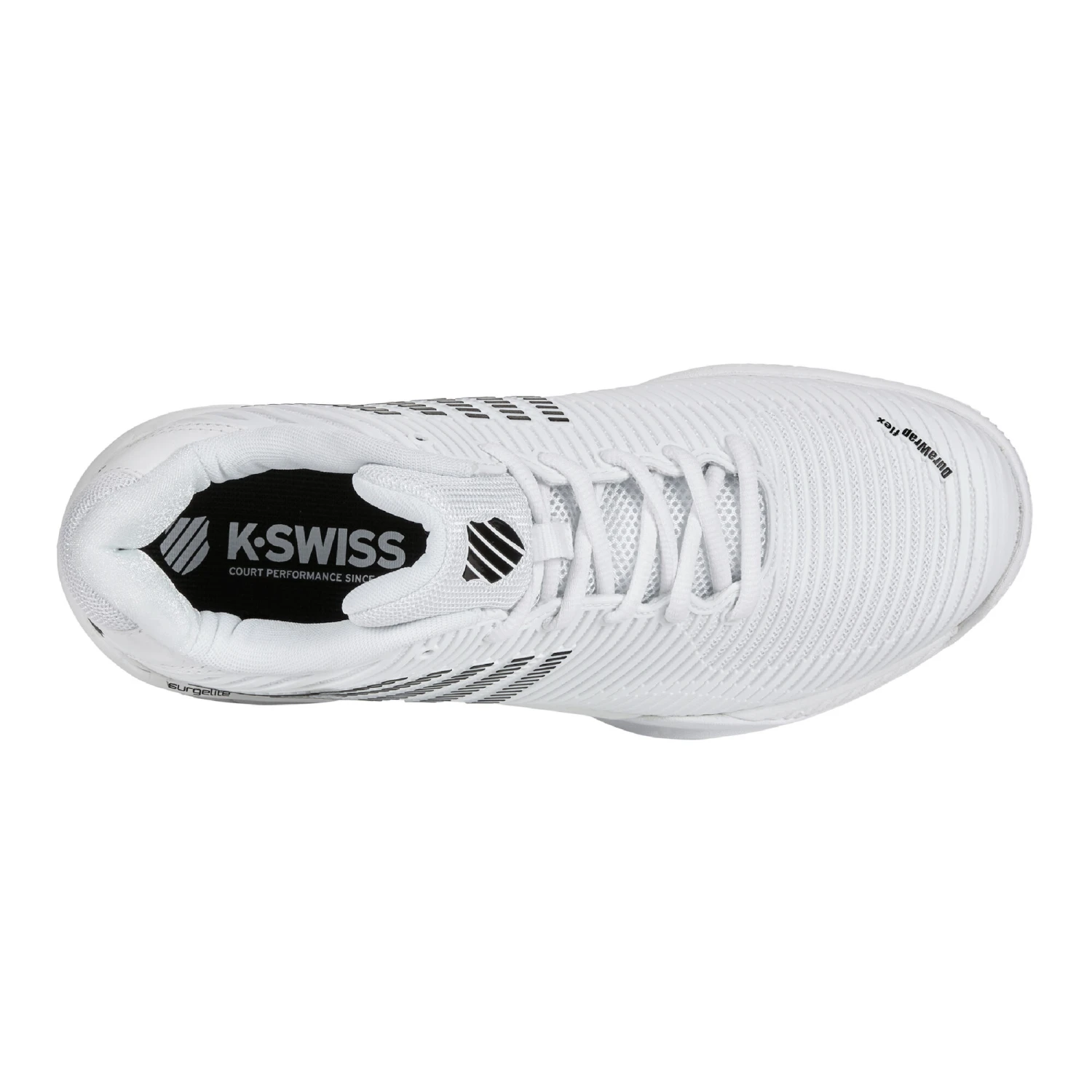 K-Swiss Hypercourt Express 2 Scarpa Per Terra Rossa Uomini - Bianco, Nero 5 K-Swiss Hypercourt Express 2 Scarpa Per Terra Rossa Uomini - Bianco, Nero - immagine 3