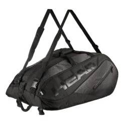 Head Tour Team 15R Megacombi Borsa Per Racchetta Edizione Speciale - Nero, Nero Brillante -Attrezzatura Da Tennis 0224800000 0 1