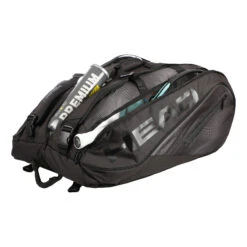 Head Tour Team 15R Megacombi Borsa Per Racchetta Edizione Speciale - Nero, Nero Brillante -Attrezzatura Da Tennis 0224800000 11 1