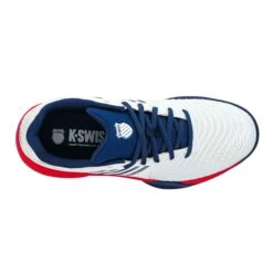K-Swiss Express Light 3 Scarpa Per Terra Rossa Uomini - Bianco, Rosso -Attrezzatura Da Tennis 02248000 0 4