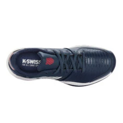 K-Swiss Court Express Scarpa Per Terra Rossa Uomini - Blu Scuro, Bianco -Attrezzatura Da Tennis 02252000 0 4