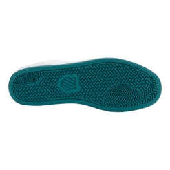 K-Swiss Court Shield Scarpa Per Il Tempo Libero Uomini - Bianco, Color Petrolio -Attrezzatura Da Tennis 02264000 0 5