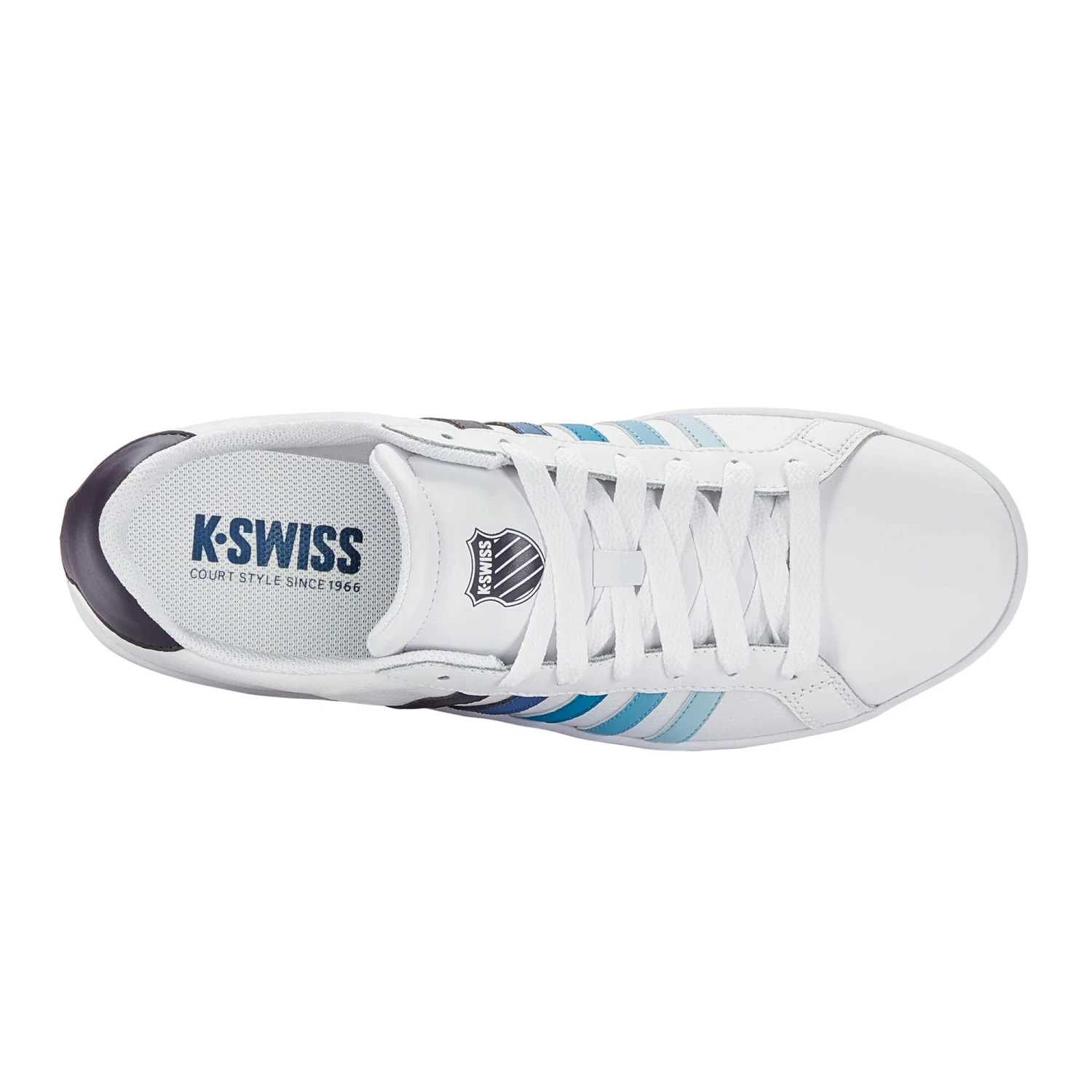 K-Swiss Court Tiebreak Scarpa Per Il Tempo Libero Uomini - Bianco, Blu 5 K-Swiss Court Tiebreak Scarpa Per Il Tempo Libero Uomini - Bianco, Blu - immagine 3