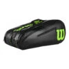 Wilson Elite Borsa Per Racchetta Da 15 Edizione Speciale - Nero, Lime -Attrezzatura Da Tennis 0226900000 000