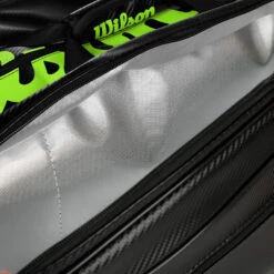 Wilson Elite Borsa Per Racchetta Da 15 Edizione Speciale - Nero, Lime -Attrezzatura Da Tennis 0226900000 13