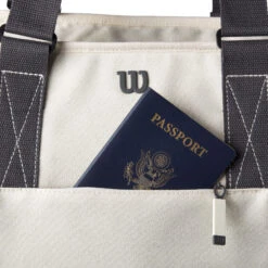 Wilson Women's Tote Borsa Sportiva Per Padel - Bianco -Attrezzatura Da Tennis 0230800000 11