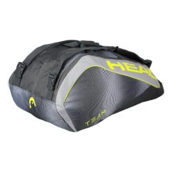 Head Tour Team 12R Monstercombi Borsa Per Racchetta Edizione Speciale - Grigio, Giallo -Attrezzatura Da Tennis 0236600000 0 5