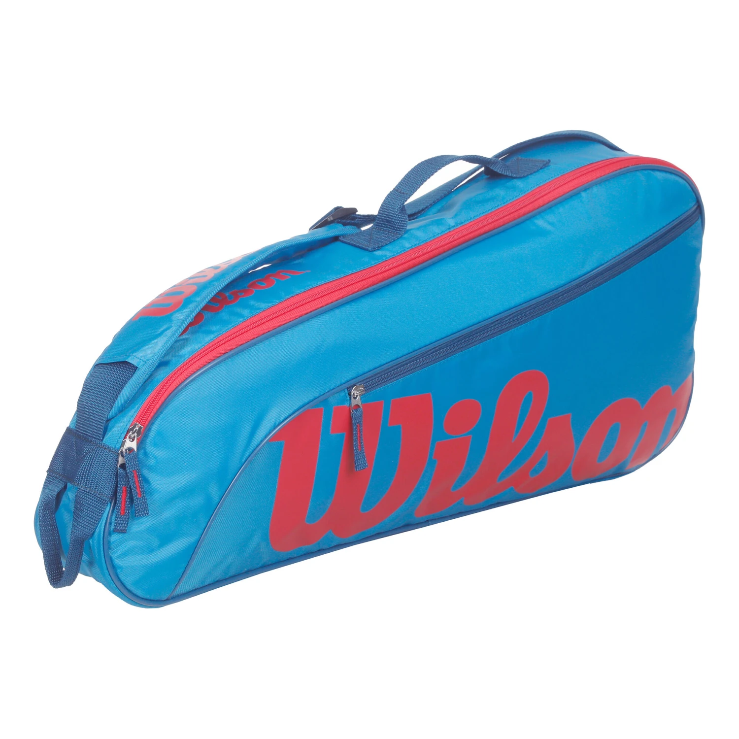 Wilson Junior Borsa Per Racchetta Da 3 - Blu, Arancione 3 Wilson Junior Borsa Per Racchetta Da 3 - Blu, Arancione