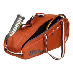Wilson Roland Garros Team Borsa Per Racchetta Da 6 - Arancione -Attrezzatura Da Tennis 0237300000 10