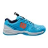 Wilson Rush Pro QL Carpet Scarpa Per Tappeto Bambini - Blu Chiaro, Arancione -Attrezzatura Da Tennis 02403000 0 1