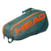 Head Pro Racquet Bag M Borsa Per Racchetta - Verde, Arancione -Attrezzatura Da Tennis 0246900000 000