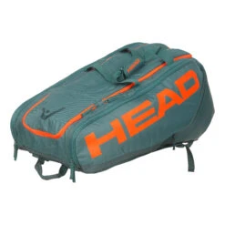 Head Pro Racquet Bag XL Borsa Per Racchetta - Verde, Arancione