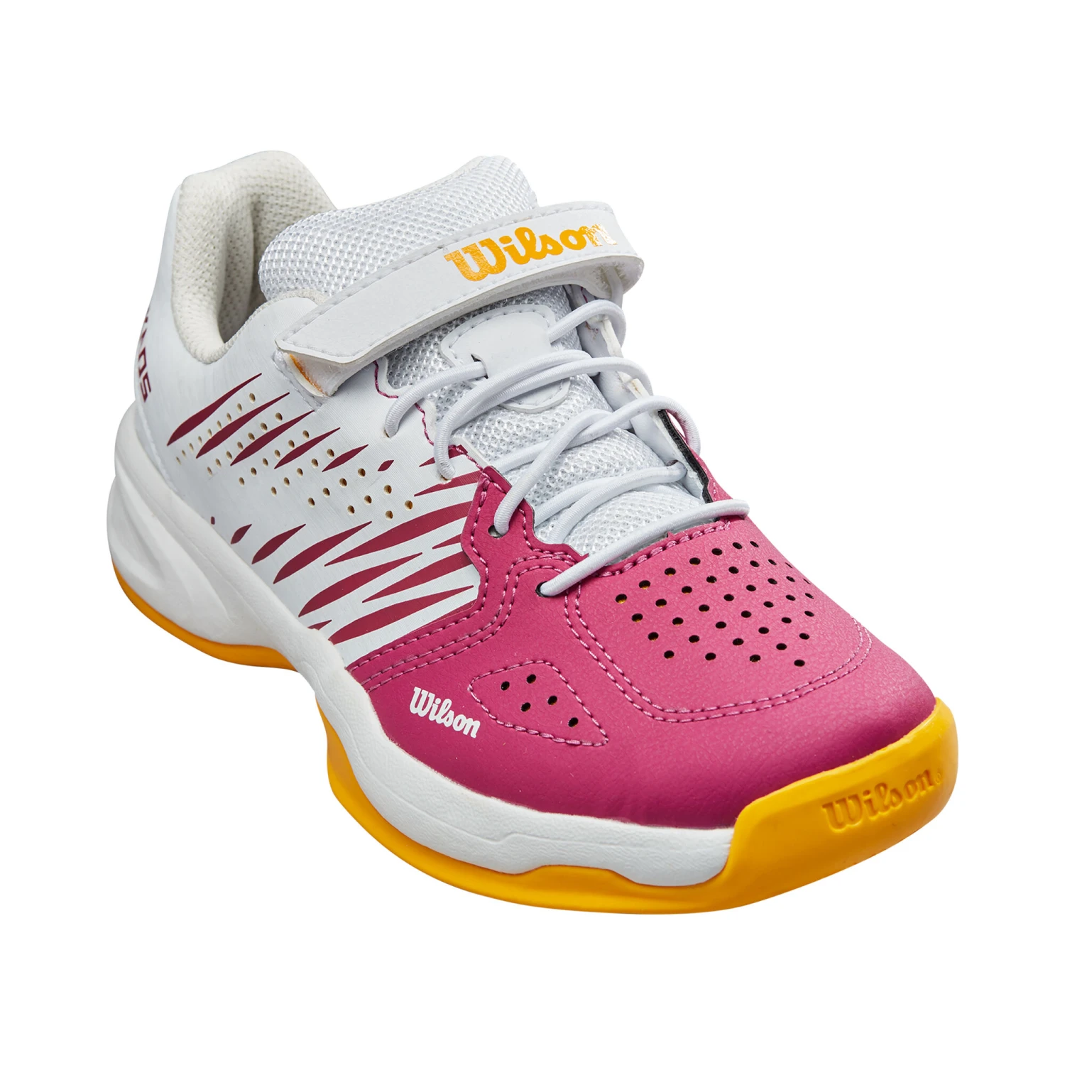 Wilson Kaos 2.0 Scarpa Per Tutte Le Superfici Bambini - Bianco, Rosa 4 Wilson Kaos 2.0 Scarpa Per Tutte Le Superfici Bambini - Bianco, Rosa - immagine 2