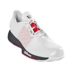 Wilson Kaos Swift Scarpa Per Terra Rossa Uomini - Bianco, Rosso -Attrezzatura Da Tennis 02572000 000