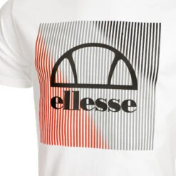 Ellesse Flecta Maglietta Uomini - Bianco -Attrezzatura Da Tennis 03055000 10
