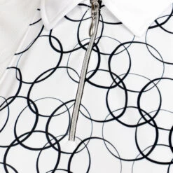 American Alissa Polo Donna - Bianco, Blu Scuro -Attrezzatura Da Tennis 03109000 13