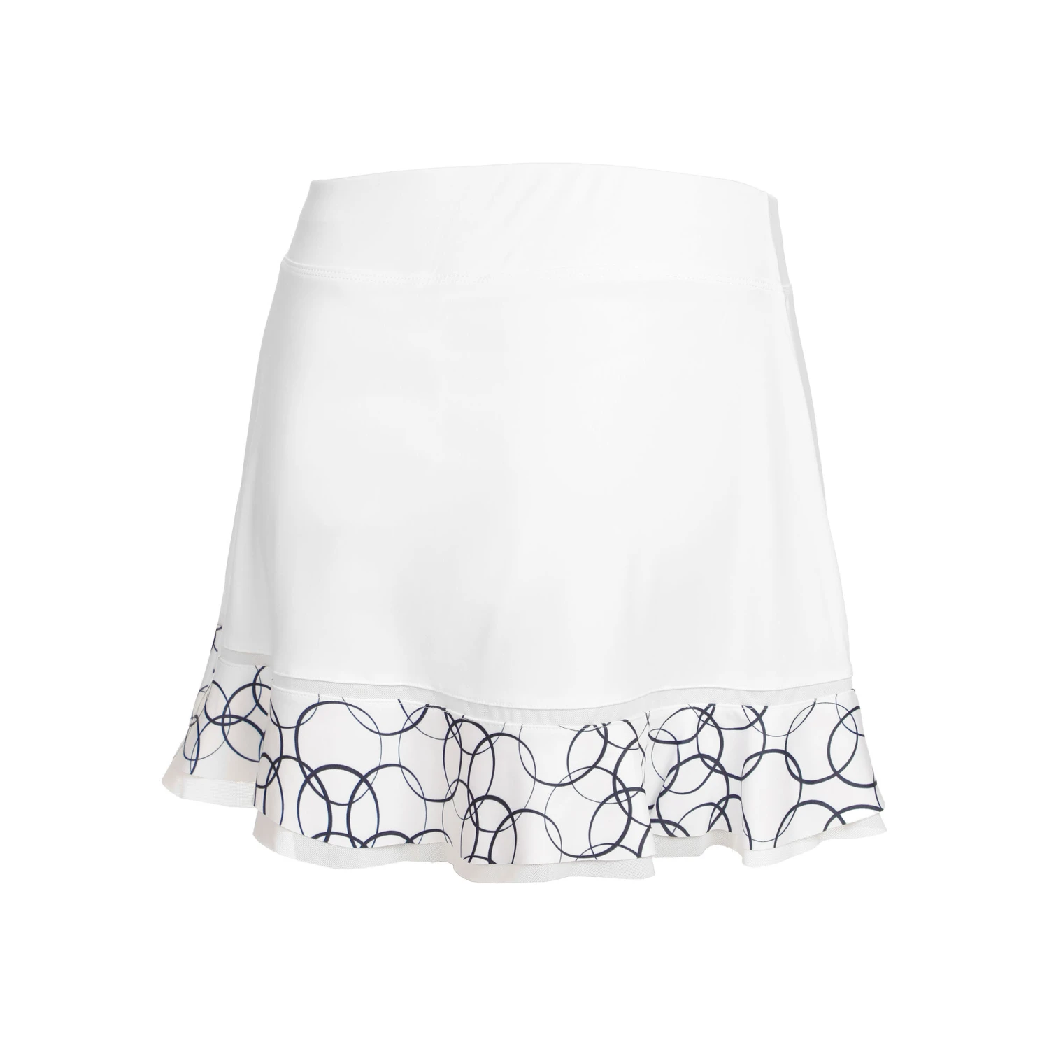 Flounce Gonna Donna - Bianco, Blu Scuro 4 Flounce Gonna Donna - Bianco, Blu Scuro - immagine 2