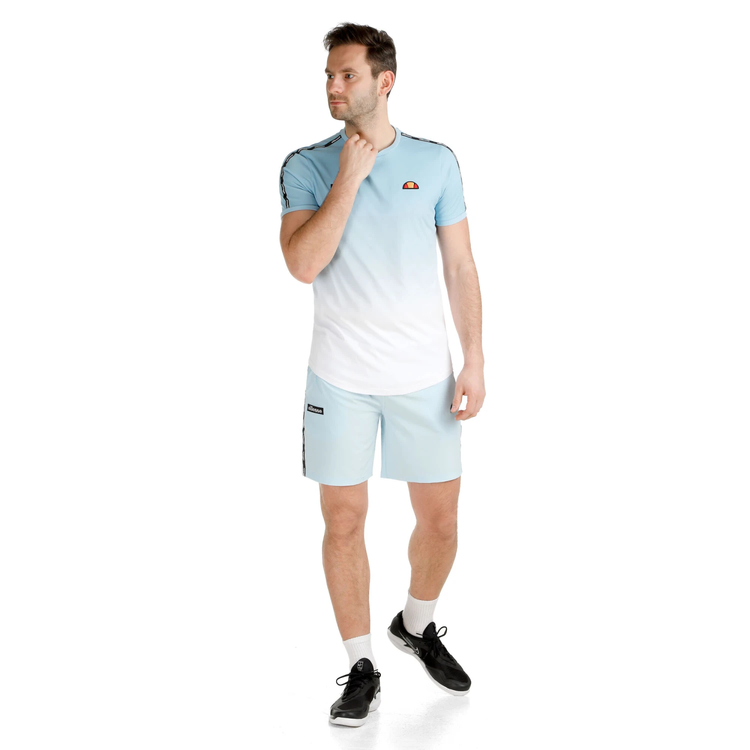 Ellesse Tennis Guglina Pantaloncini Uomini - Blu Chiaro 5 Ellesse Tennis Guglina Pantaloncini Uomini - Blu Chiaro - immagine 3