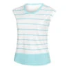 Maglietta Donna - Bianco, Turchese -Attrezzatura Da Tennis 03131000 000
