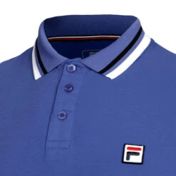 Fila Albert Polo Uomini - Blu -Attrezzatura Da Tennis 03398000 10