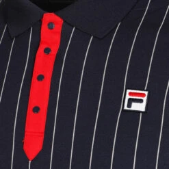 Fila Stripes Polo Uomini - Blu Scuro, Bianco 7 Fila Stripes Polo Uomini - Blu Scuro, Bianco -Attrezzatura Da Tennis 03402000 10