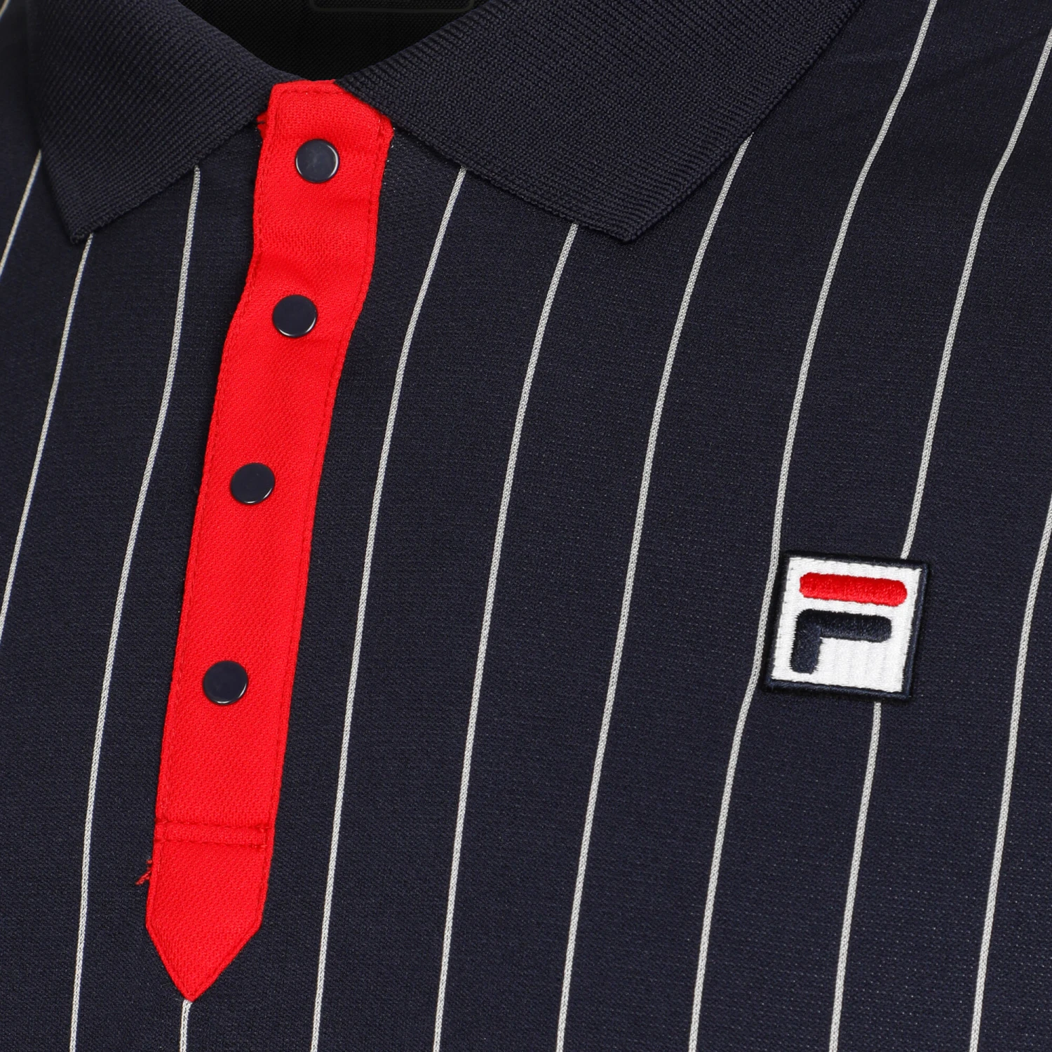 Fila Stripes Polo Uomini - Blu Scuro, Bianco 5 Fila Stripes Polo Uomini - Blu Scuro, Bianco - immagine 3