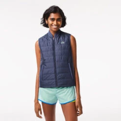Lacoste Gilet Donna - Blu, Mint 20 Lacoste Gilet Donna - Blu, Mint -Attrezzatura Da Tennis 03916000 13