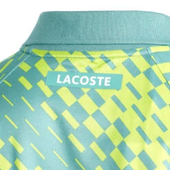 Lacoste Polo Uomini - Turchese, Giallo -Attrezzatura Da Tennis 03939000 12