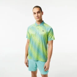 Lacoste Polo Uomini - Turchese, Giallo -Attrezzatura Da Tennis 03939000 13