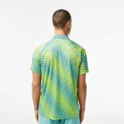 Lacoste Polo Uomini - Turchese, Giallo -Attrezzatura Da Tennis 03939000 14