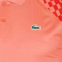 Lacoste Polo Uomini - Rosso, Bianco -Attrezzatura Da Tennis 03940000 10