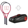 Wilson 2 Clash 100 V2.0 In Aggiunta Borsa Per Racchetta -Attrezzatura Da Tennis 03990000 000