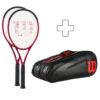 Wilson 2 Clash 100L V2.0 In Aggiunta Borsa Per Racchetta 1 Wilson 2 Clash 100L V2.0 In Aggiunta Borsa Per Racchetta -Attrezzatura Da Tennis 03991000 000