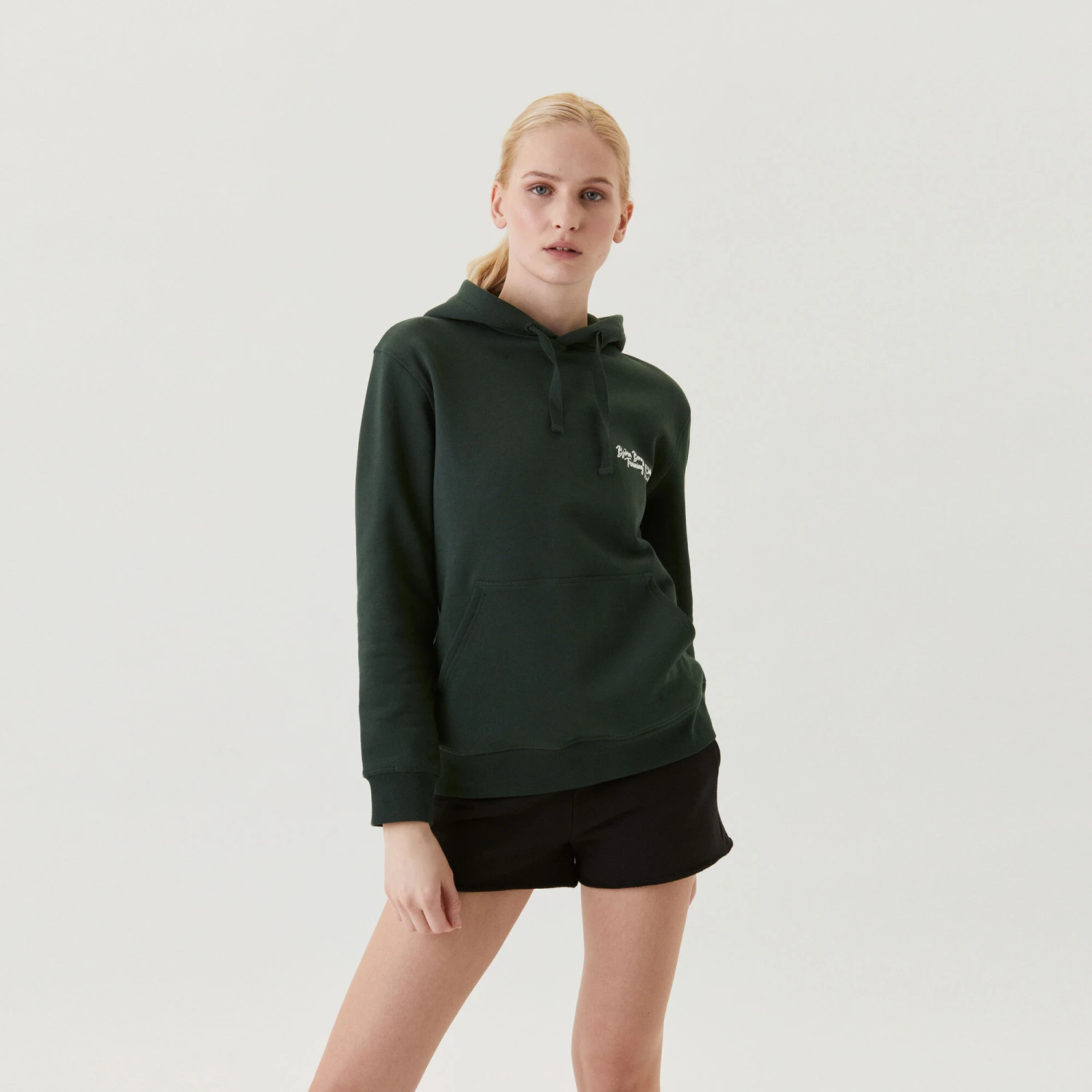 BJØRN BORG STHLM Boyfriend Felpa Con Cappuccio Donna - Verde 4 BJØRN BORG STHLM Boyfriend Felpa Con Cappuccio Donna - Verde - immagine 2