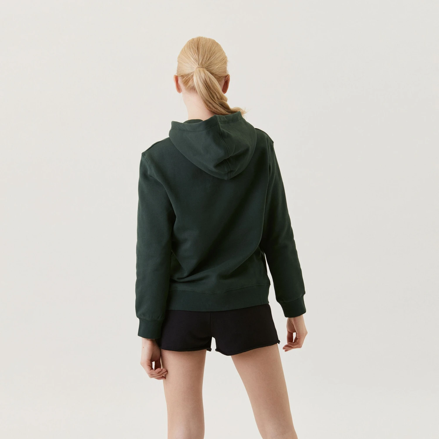 BJØRN BORG STHLM Boyfriend Felpa Con Cappuccio Donna - Verde 5 BJØRN BORG STHLM Boyfriend Felpa Con Cappuccio Donna - Verde - immagine 3