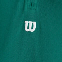 Wilson Players Seamless Zip Henley 2.0 Maglietta Uomini - Verde -Attrezzatura Da Tennis 05369000 10