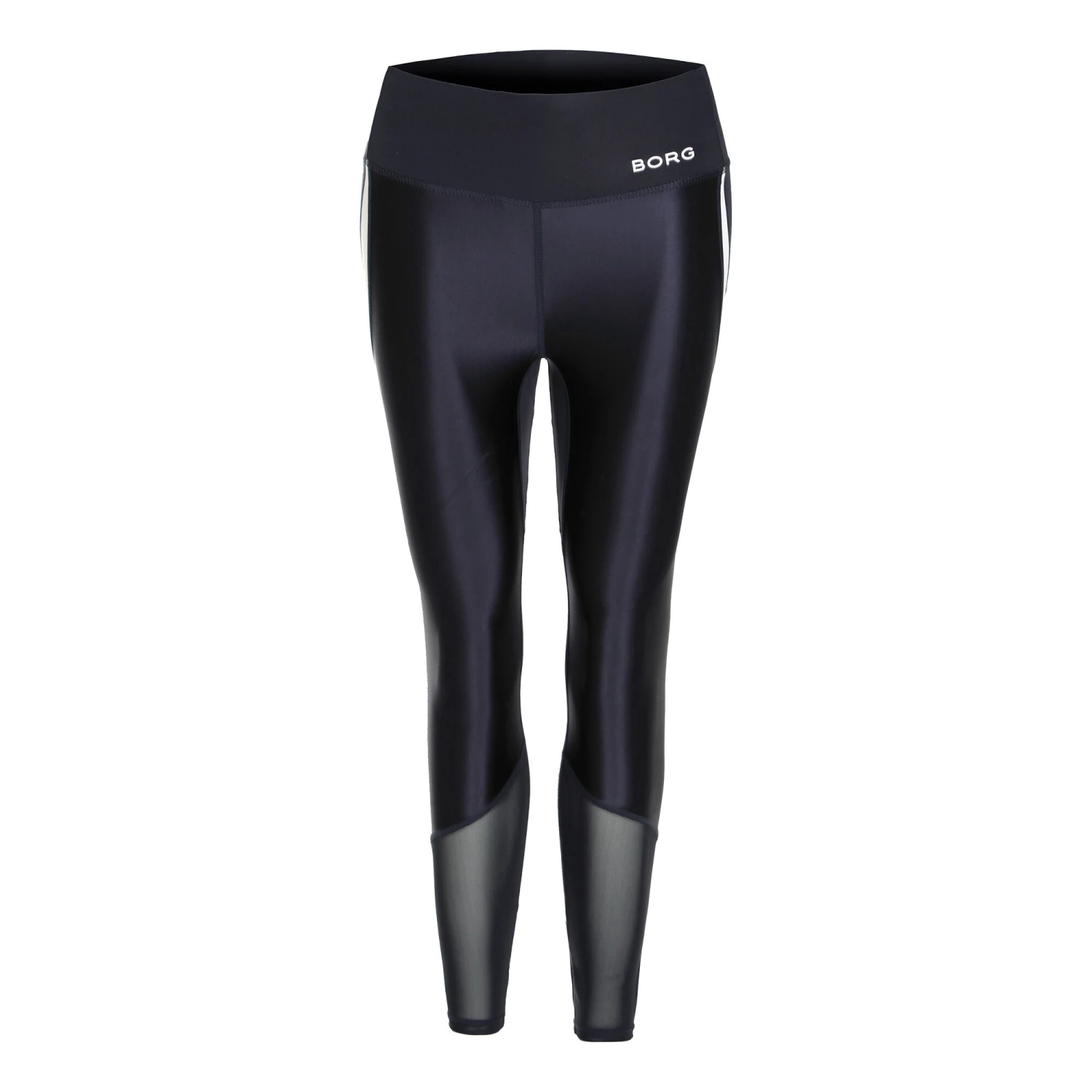 BJØRN BORG Borg High Waist Swipe Calzamaglia Donna - Blu Scuro, Bianco 3 BJØRN BORG Borg High Waist Swipe Calzamaglia Donna - Blu Scuro, Bianco