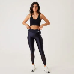 BJØRN BORG Borg High Waist Swipe Calzamaglia Donna - Blu Scuro, Bianco 15 BJØRN BORG Borg High Waist Swipe Calzamaglia Donna - Blu Scuro, Bianco -Attrezzatura Da Tennis 05479000 13