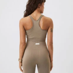 BJØRN BORG Borg Mid V Support Reggiseni Sportivi Donna - Beige -Attrezzatura Da Tennis 05484000 14