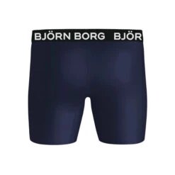 BJØRN BORG Performance Boxer Confezione Da 3 Uomini - Nero, Blu -Attrezzatura Da Tennis 05514000 11