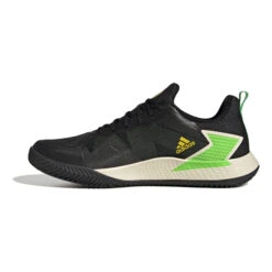 ADIDAS Defiant Speed Scarpa Per Terra Rossa Uomini - Nero, Verde Neon -Attrezzatura Da Tennis 05538000 0 9