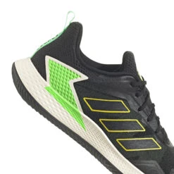 ADIDAS Defiant Speed Scarpa Per Terra Rossa Uomini - Nero, Verde Neon -Attrezzatura Da Tennis 05538000 10