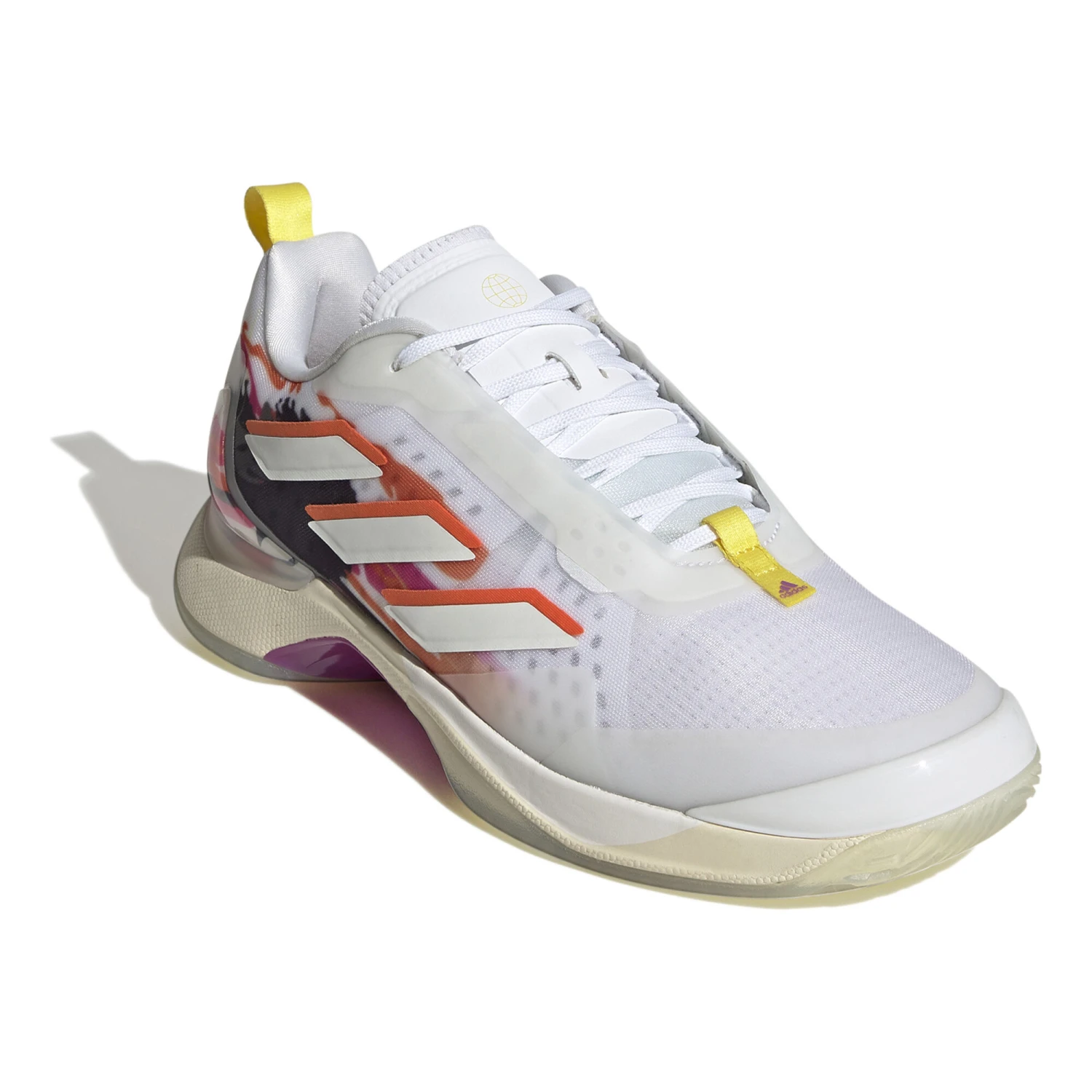 ADIDAS Avacourt Scarpa Per Tutte Le Superfici Donna - Bianco, Arancione 5 ADIDAS Avacourt Scarpa Per Tutte Le Superfici Donna - Bianco, Arancione - immagine 3