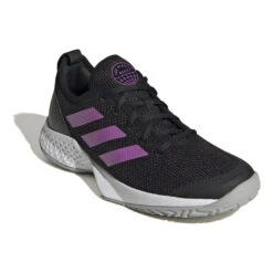 ADIDAS Courtflash Scarpa Per Tutte Le Superfici Donna - Nero, Lilla -Attrezzatura Da Tennis 05557000 000