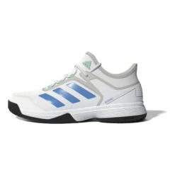 ADIDAS Ubersonic 4 Scarpa Per Tutte Le Superfici Bambini - Bianco, Blu -Attrezzatura Da Tennis 05567000 0 3