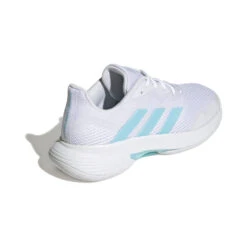 ADIDAS CourtJam Control Scarpa Per Tappeto Donna - Bianco, Turchese -Attrezzatura Da Tennis 05588000 0 2