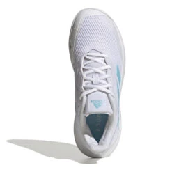 ADIDAS CourtJam Control Scarpa Per Tappeto Donna - Bianco, Turchese -Attrezzatura Da Tennis 05588000 0 4