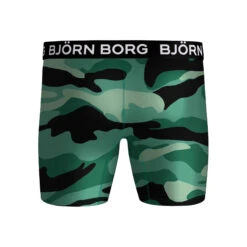 BJØRN BORG Performance Boxer Confezione Da 2 Uomini - Verde, Nero -Attrezzatura Da Tennis 05592000 11