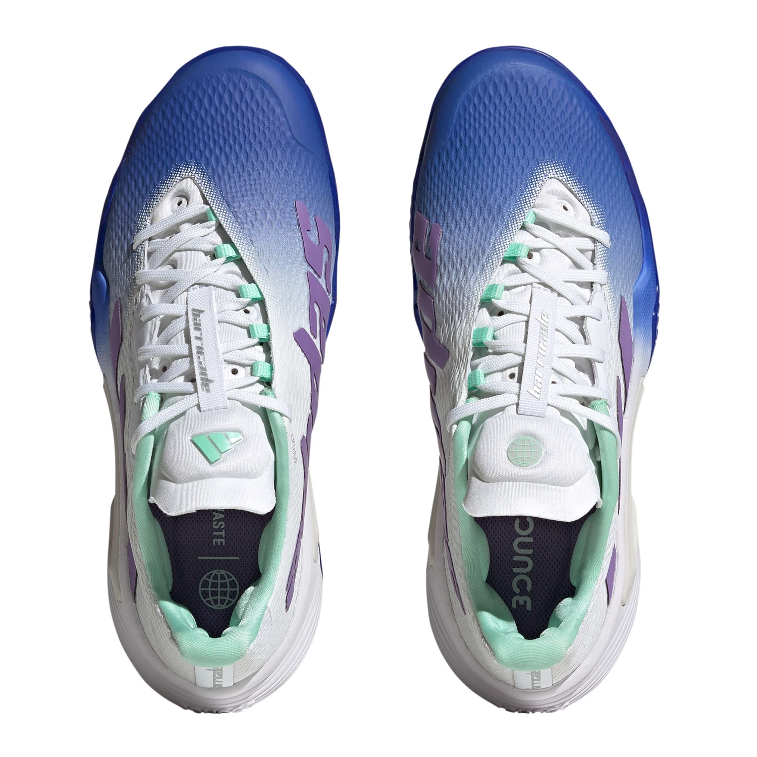 ADIDAS Barricade Scarpa Per Terra Rossa Donna - Bianco, Blu 5 ADIDAS Barricade Scarpa Per Terra Rossa Donna - Bianco, Blu - immagine 3